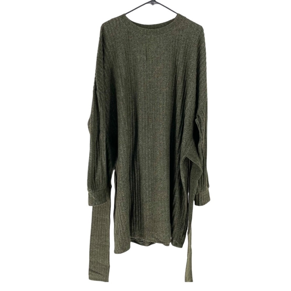 Asos Design Women's Tall Tie Waist Brushed Rib Mini Dress - 14 - Picture 2 of 7